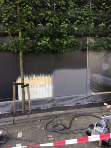 Reparatie en spotrepair gevelpanelen — project 15 — RBM Europe Haarlem