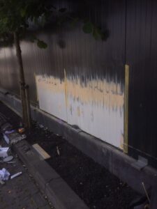 Reparatie en spotrepair gevelpanelen — project 19 — RBM Europe Haarlem